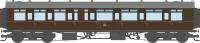 4P-021-403 Dapol GWR Corridor Toplight 1940 All Brown Twin Citie
